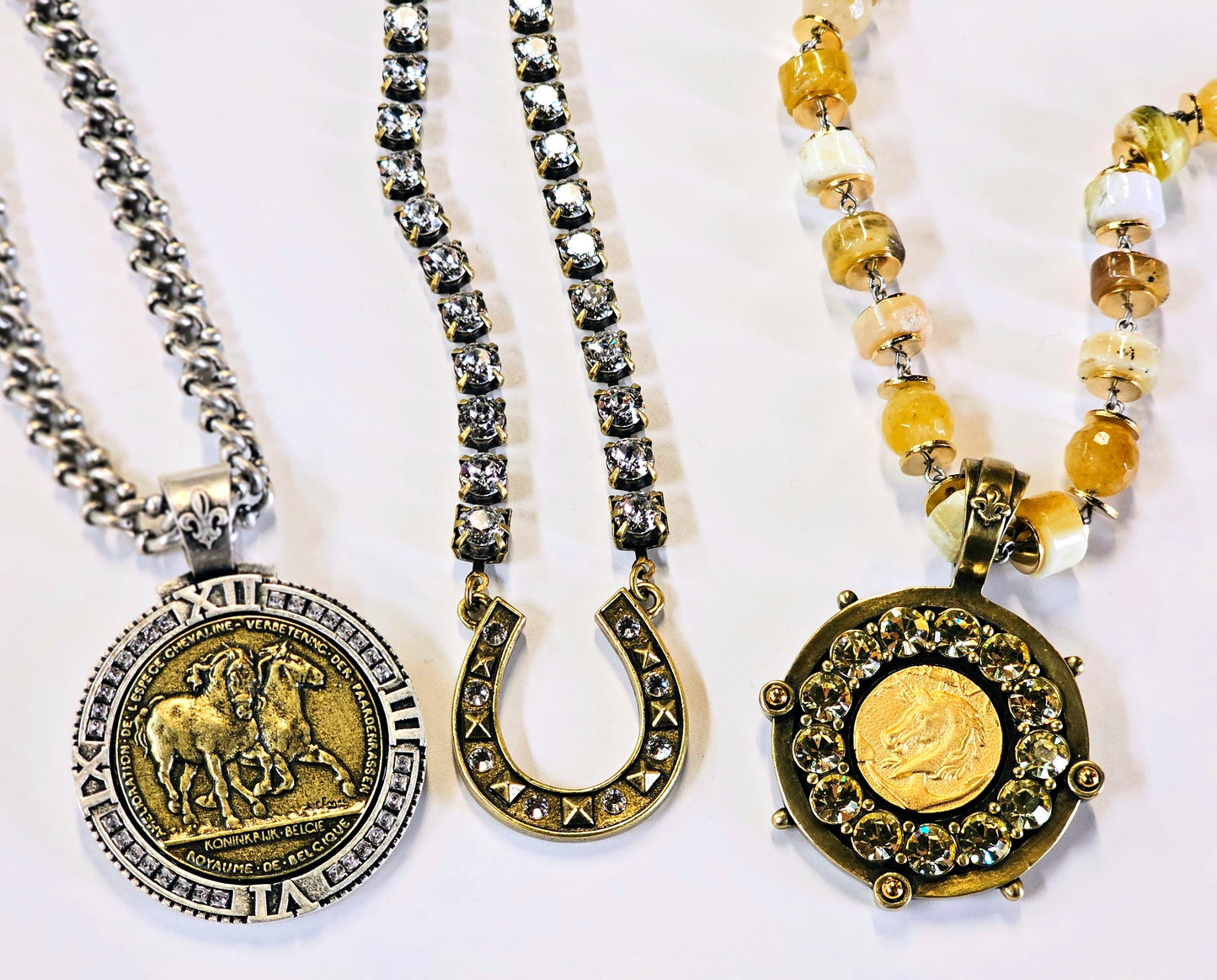 Buy French Kande's The Genevive Necklace Sun Opal Mix from Casa Bella, Hot Springs.