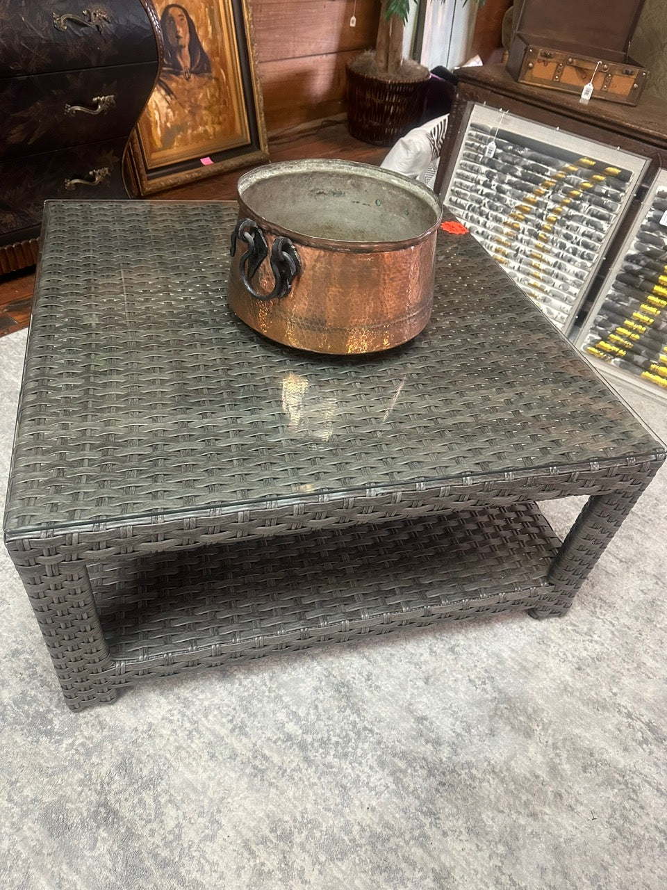 Indoor Outdoor Rattan Style Coffee Table