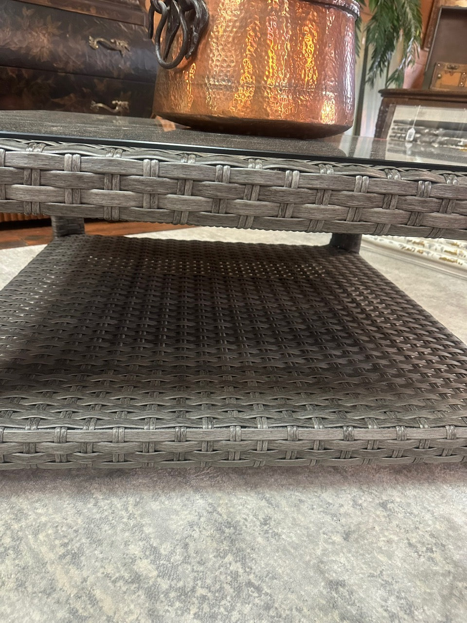 Indoor Outdoor Rattan Style Coffee Table
