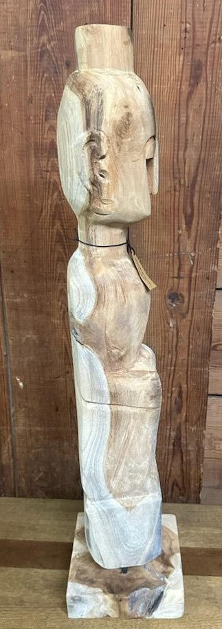 New Hand Carved Statue from Casa Bella, Hot Springs
